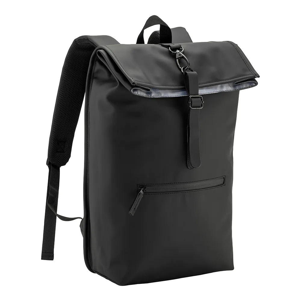 Brera Recycled – Batoh (15") z recyklovaného vodeodolného mäkkého PU