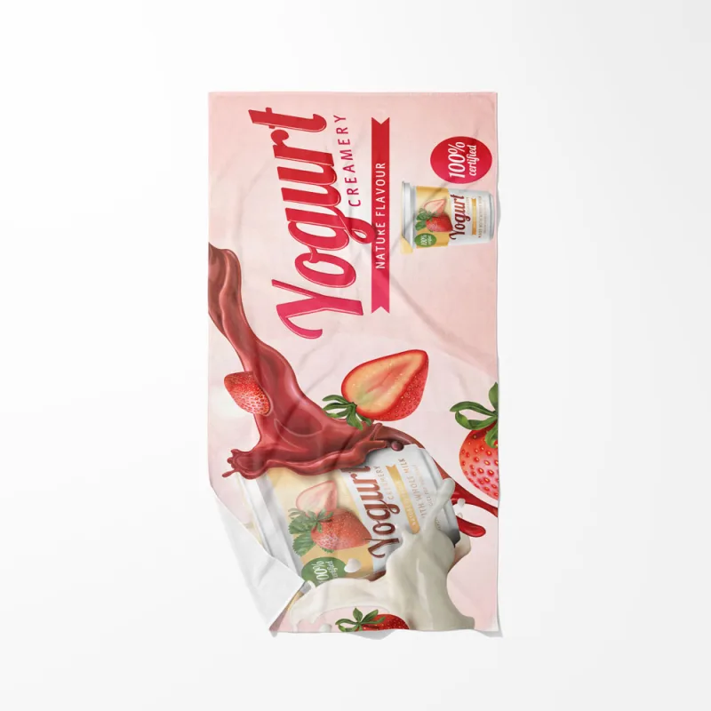 Uterák s potlačou z mikrovlákna – Wave Active