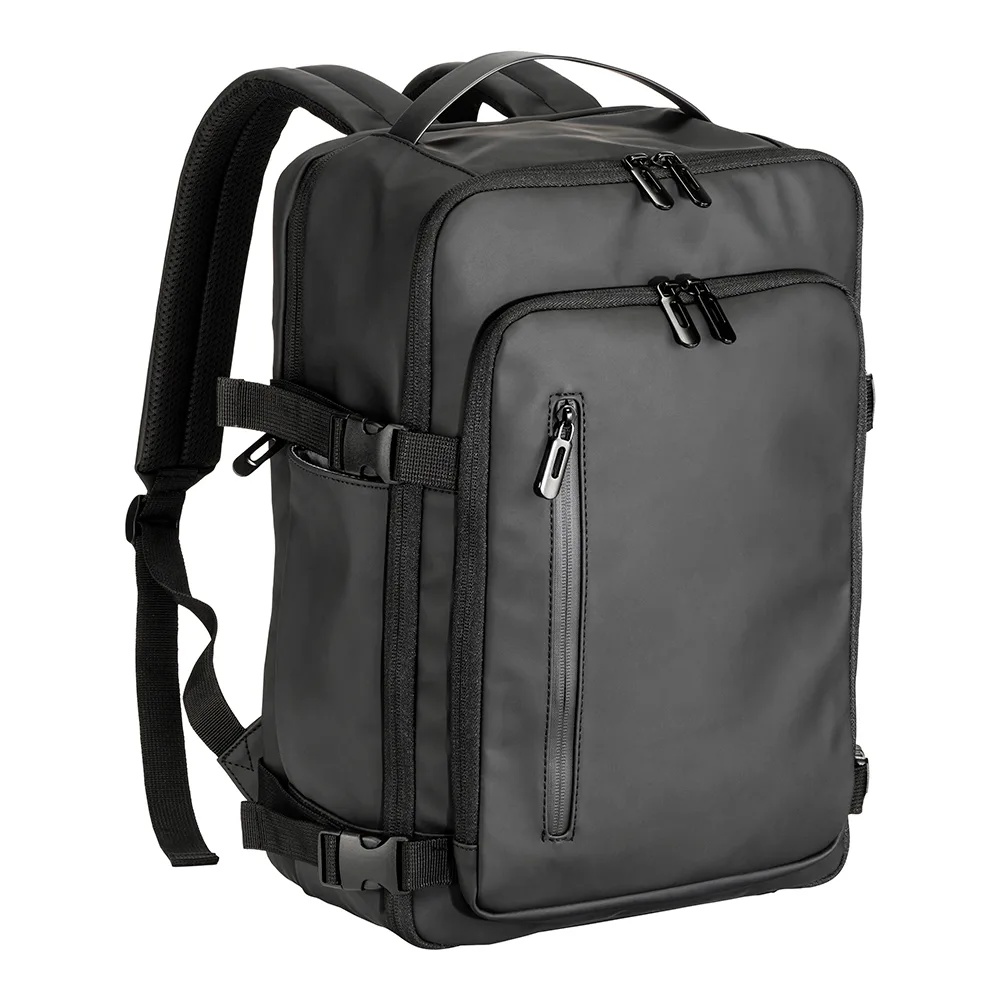 Brera Travel – Cestovný batoh v kabínovej veľkosti s priehradkou na notebook (15") z mäkkého vodeodolného PU