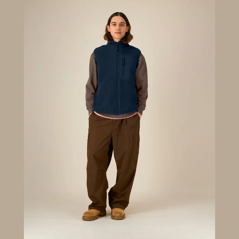 Liner unisex sherpa bunda bez rukávov