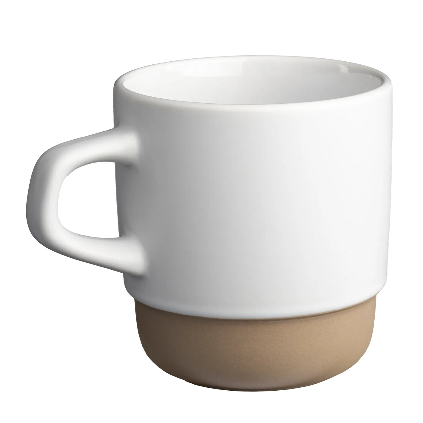 Keramický hrnček 320 ml. Stohovateľný. Matný povrch a lesklé vnútro