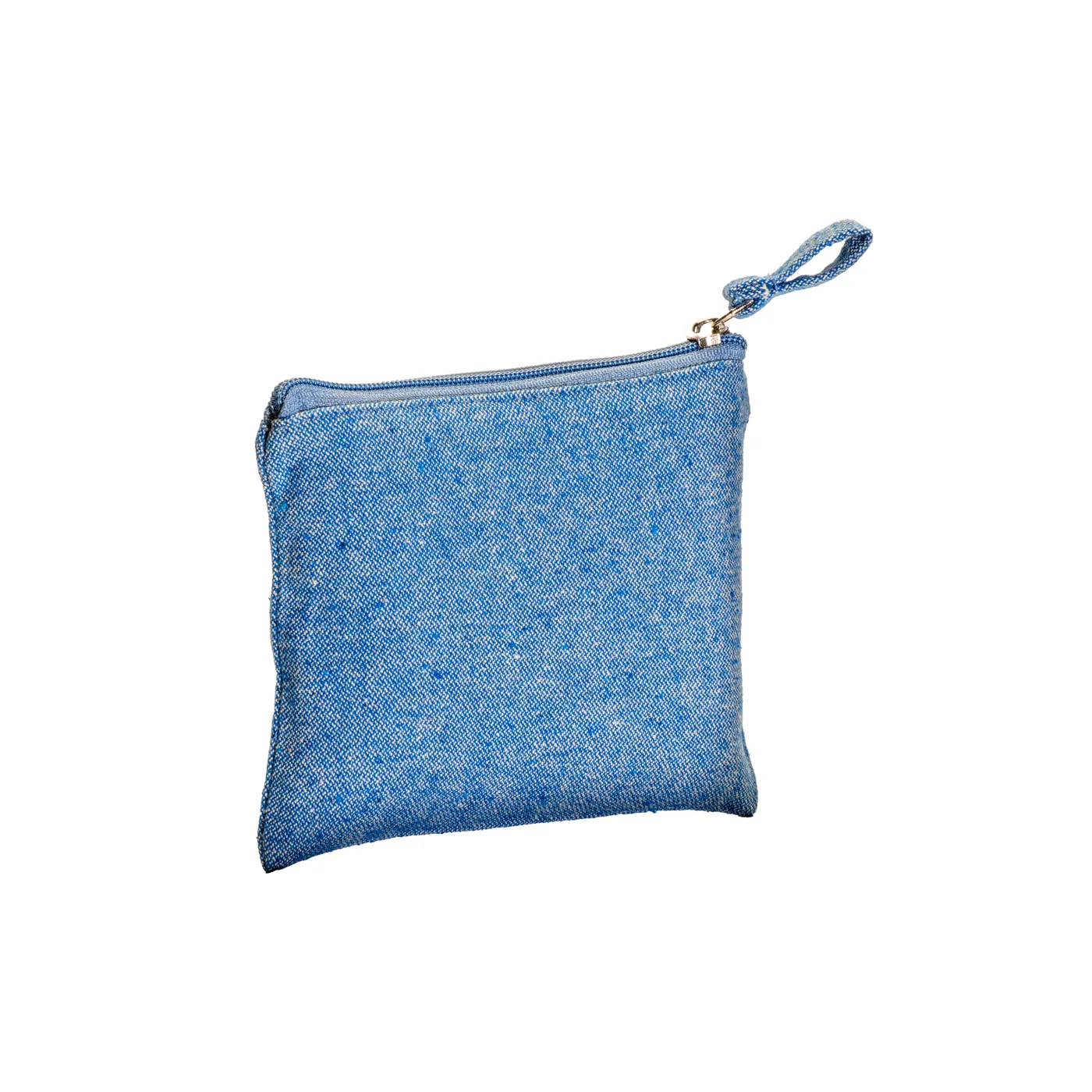 Kozmetická taštička/peňaženka na mince z recyklovanej bavlny 280 g/m2 na zips