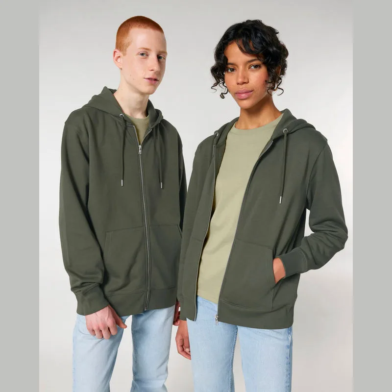 Cultivator 2.0 unisex mikina na zips s kapucňou