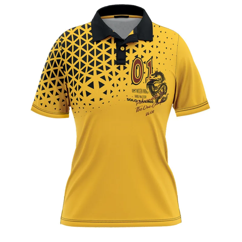 Potlačené dámske polo tričko – Aura Style