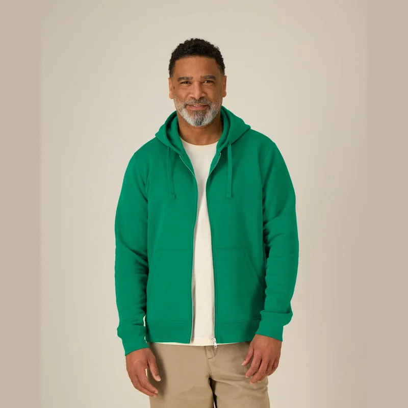 Mixer unisex mikina na zips s kapucňou