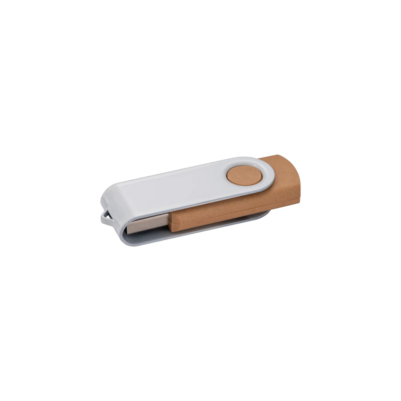 USB kľúč z pšeničnej slamy, biologicky rozložiteľnej živice a kovu 4 GB