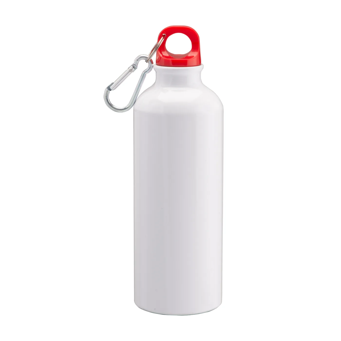 Hliníková športová fľaša (500 ml) s karabínou