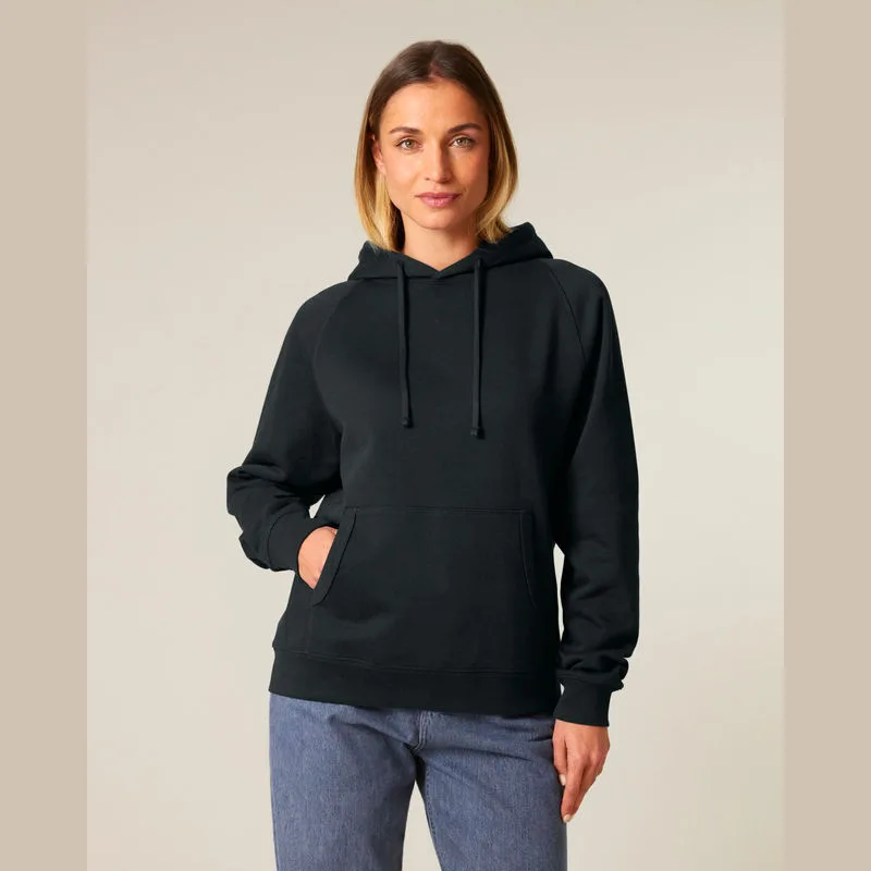 Striker unisex uvoľnená raglánová mikina s kapucňo