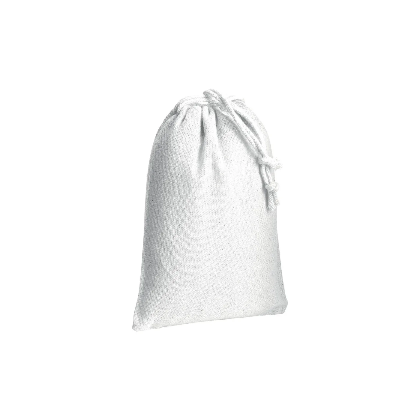 Parma xs – Bavlnené sťahovacie vrecko 120 g/m2, 10 x 14 cm