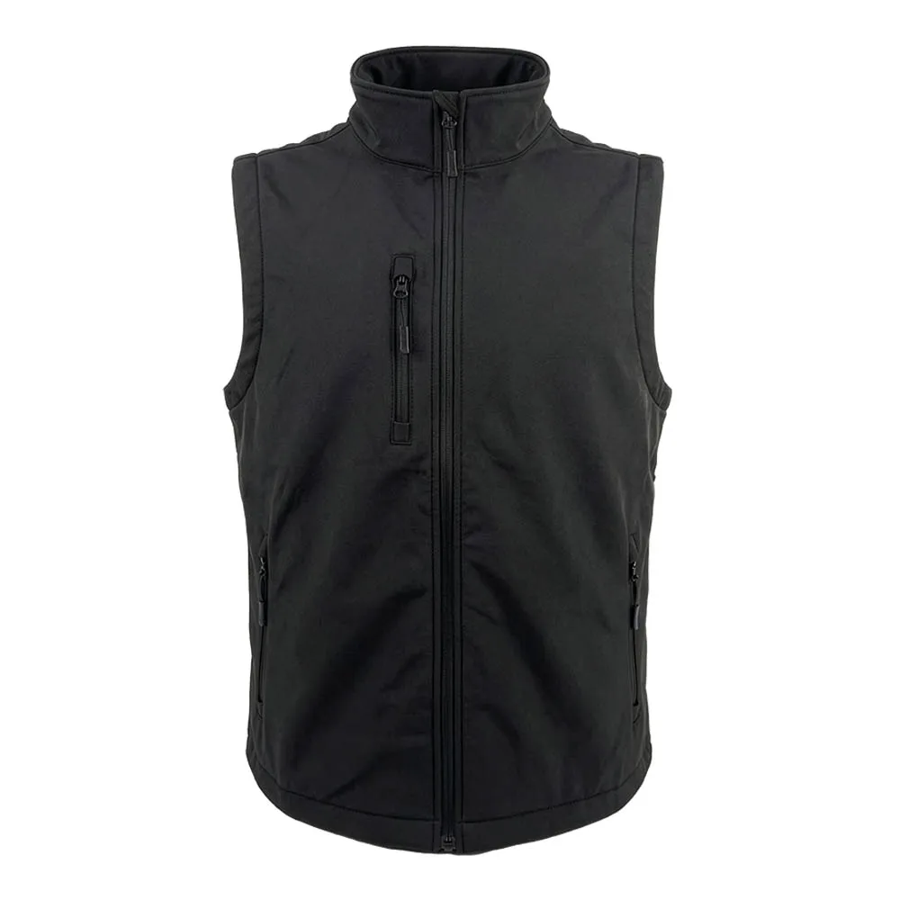 Unisex softshellová vesta z regenerovaného polyesteru 280 g/m2