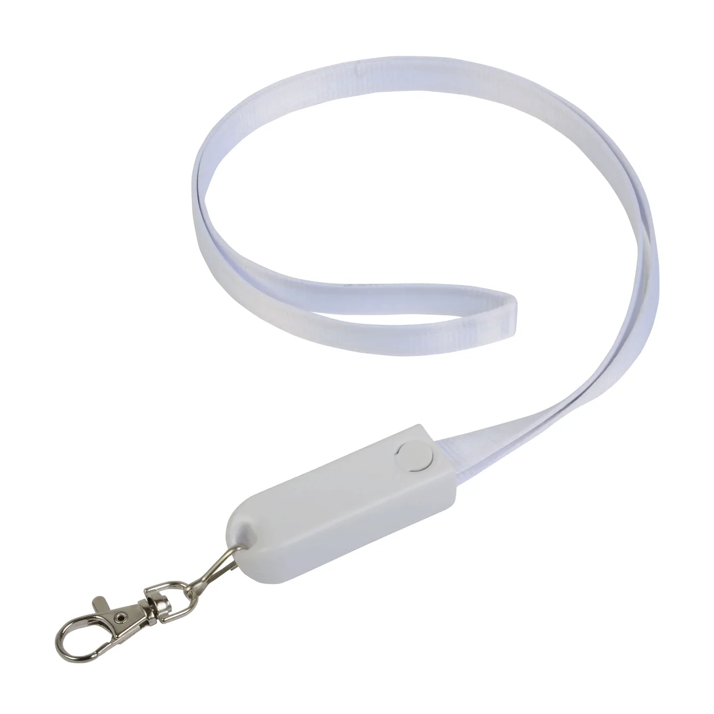 Šnúrka na krk s karabínkou a funkciou nabíjacieho kábla Micro USB / Lightning / USB-C