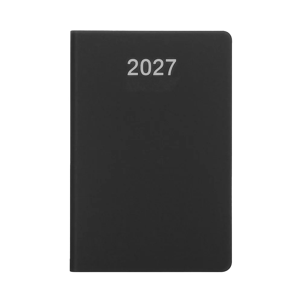 Atlas standard – Denný diár 2027. Mäkký obal z mäkkého PU s farebnou oriezkou