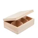 Drevená debnička s vrchnákom – H6 – 22,5 x 16,5 cm
