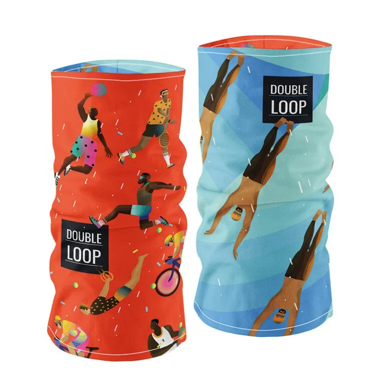 Nákrčník s potlačou – Loop Double