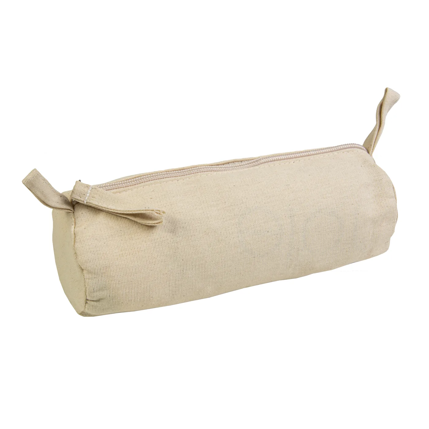 Bavlnená kozmetická taštička 220 g/m2 na zips, 8 x 22 cm