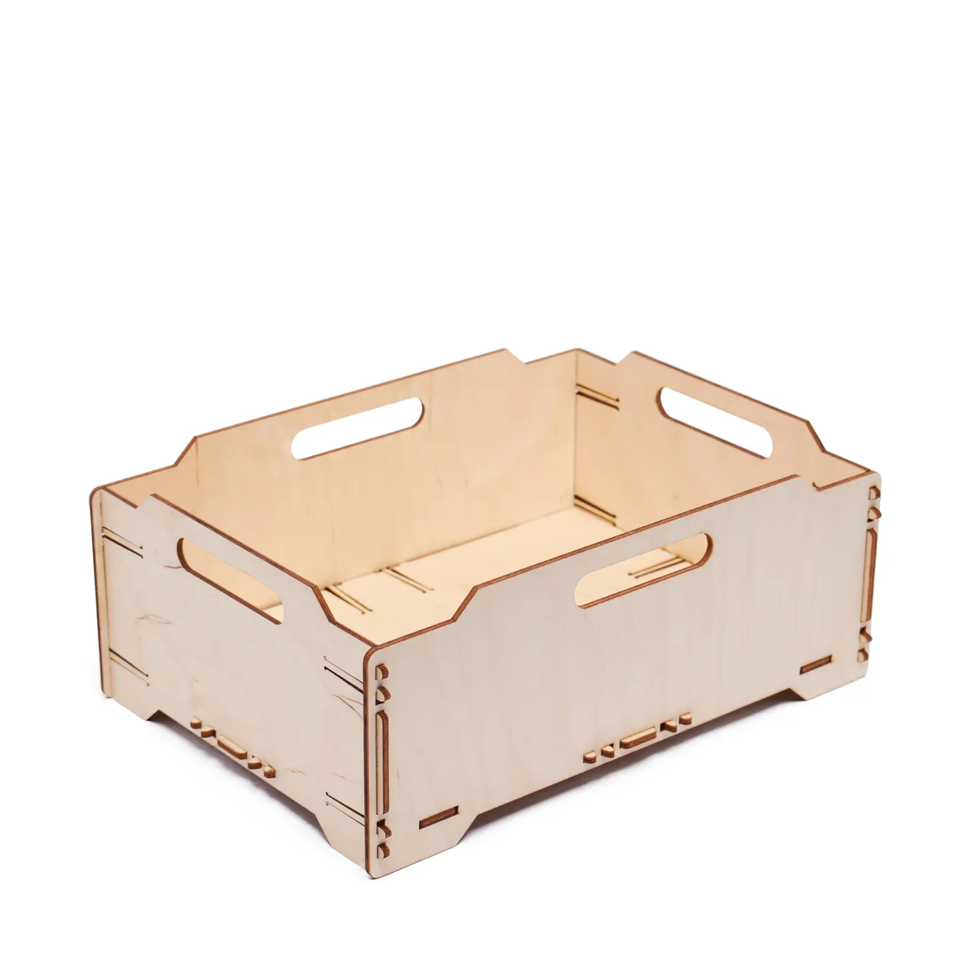 Debnička z brezovej preglejky s úchytmi – 26 x 19 cm