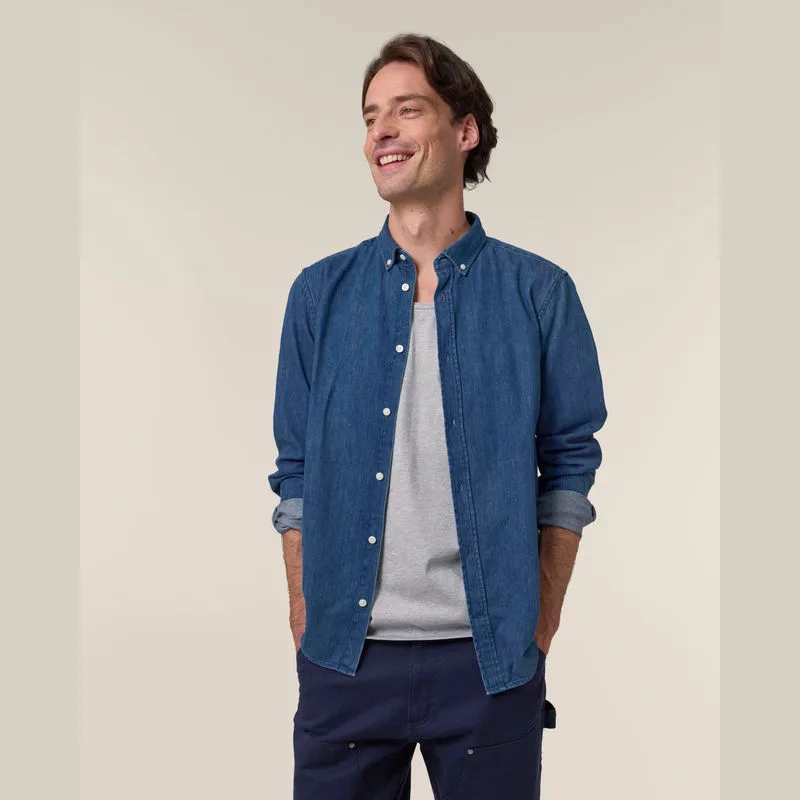 Stanley pánska denim košeľa