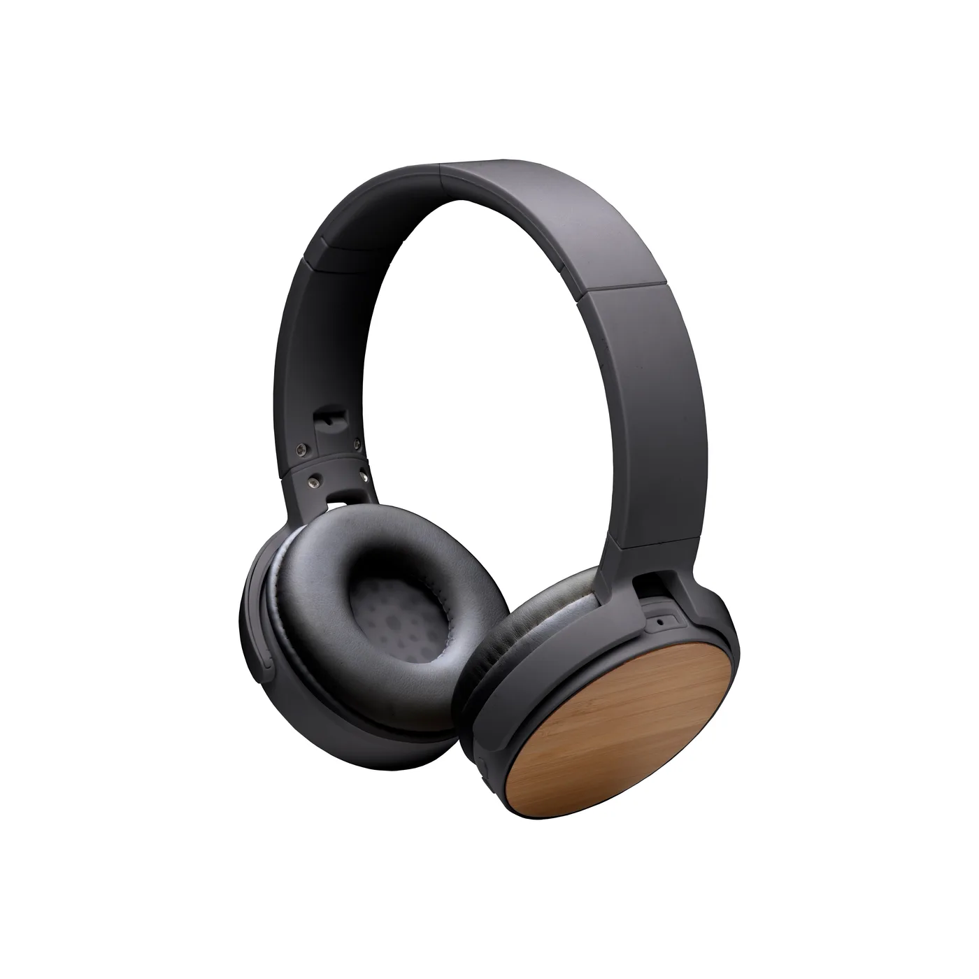 Skladacie bluetooth slúchadlá z ABS a bambusu