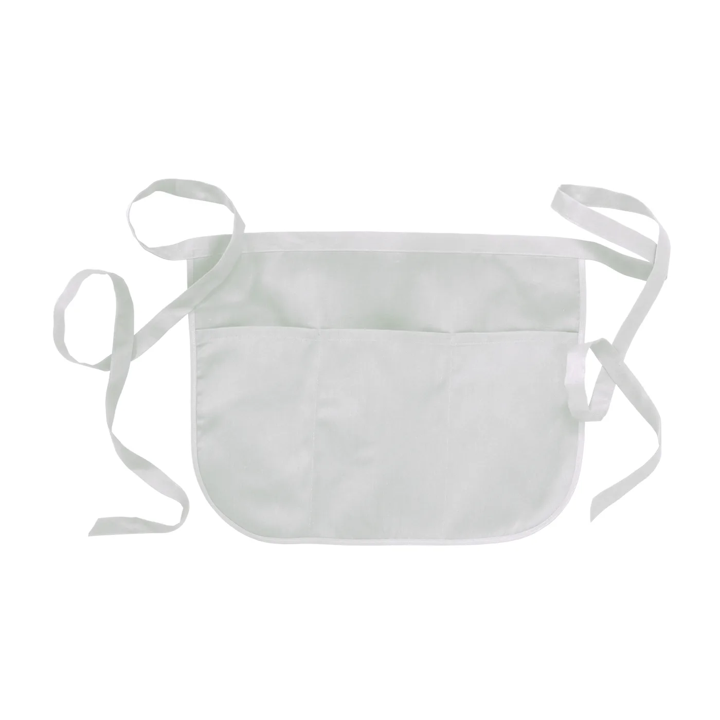 Barmanská zástera z 20 % bavlny / 80 % polyesteru (180 g/m2) s 3 prednými vreckami, 49 x 34 cm