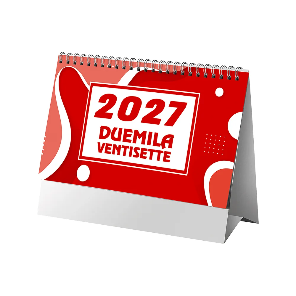 Titano – Dvojfarebný mesačný stolový kalendár 2027, 13 listov na matnom natieranom papieri