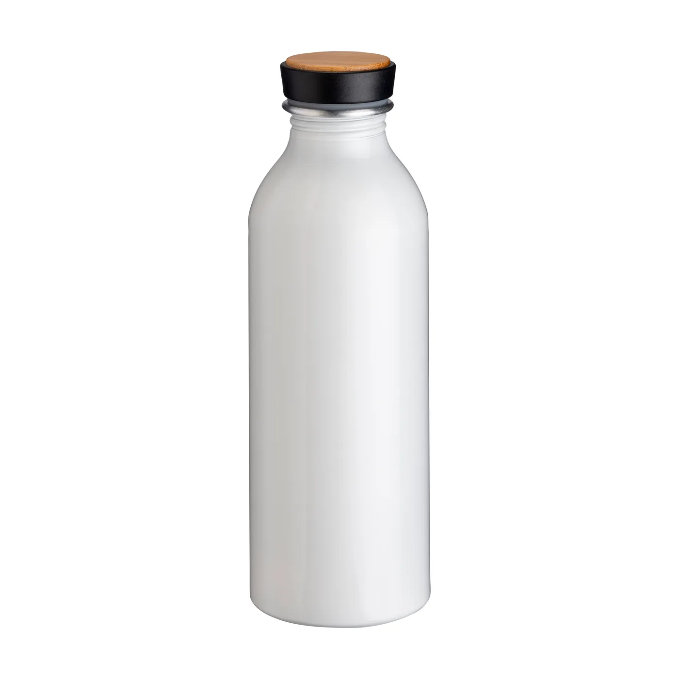 Hliníková fľaša s bambusovou vložkou, 500 ml