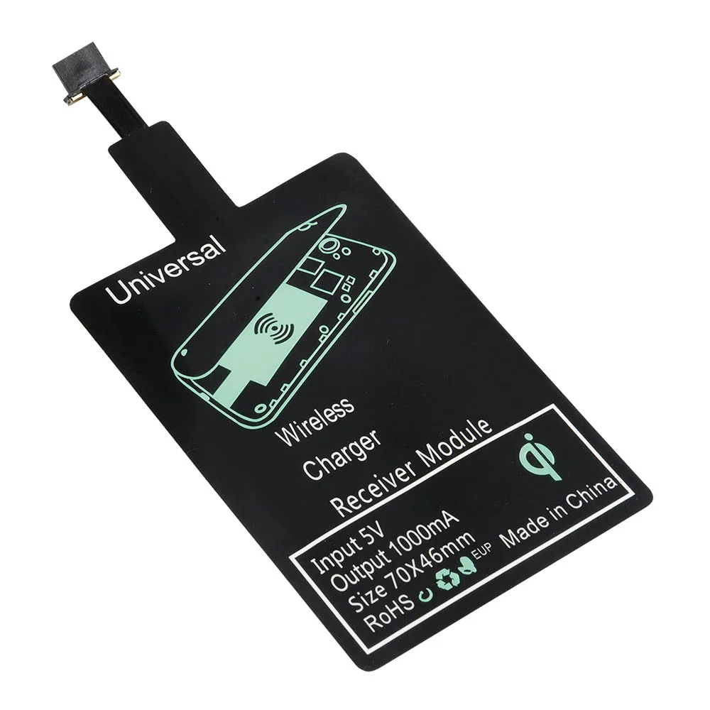 Bezdrôtový Qi prijímač s konektorom Micro USB