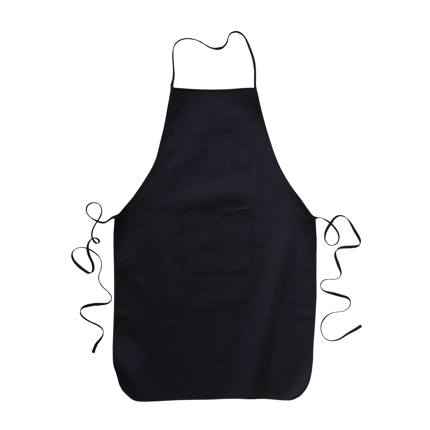 Dlhá kuchynská zástera z 30 % bavlny / 70 % polyesteru (180 g/m2) s predným vreckom, 60 x 92 cm