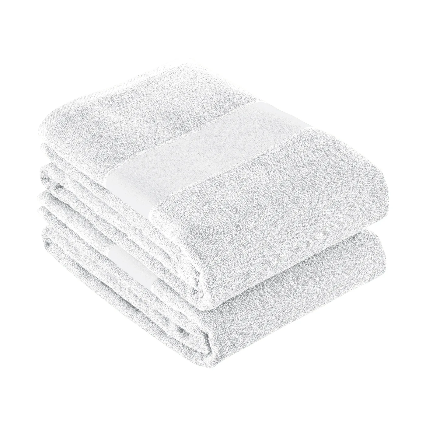 Froté uterák zo 100 % bavlny (300 g/m2) s polyesterovým pásom na potlač v rovnakej farbe