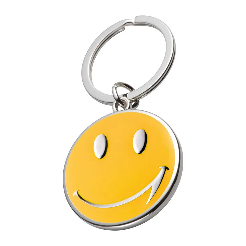 Kovová kľúčenka Smile