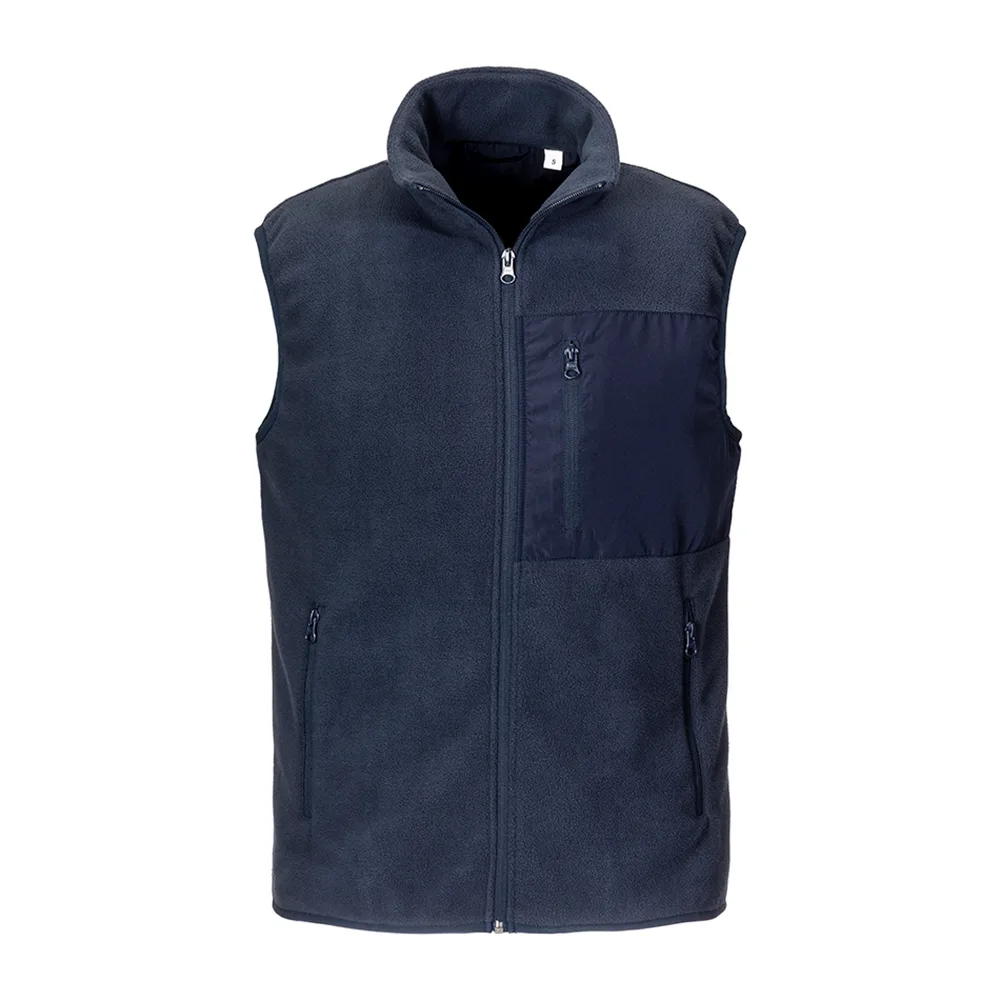 Unisex mikrofleecová vesta z regenerovaného polyesteru 240 g/m2